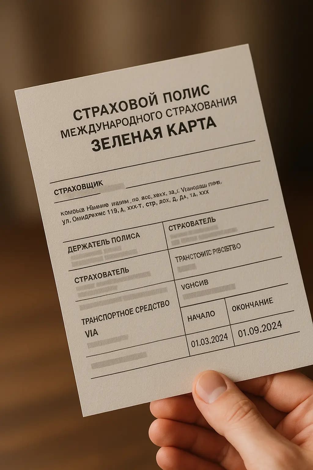 Сравнение ОСАГО России и международной страховки Green Card